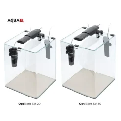 Aquael OptiBent Sæt Day and Night 20 L 25x25x30 cm Sort