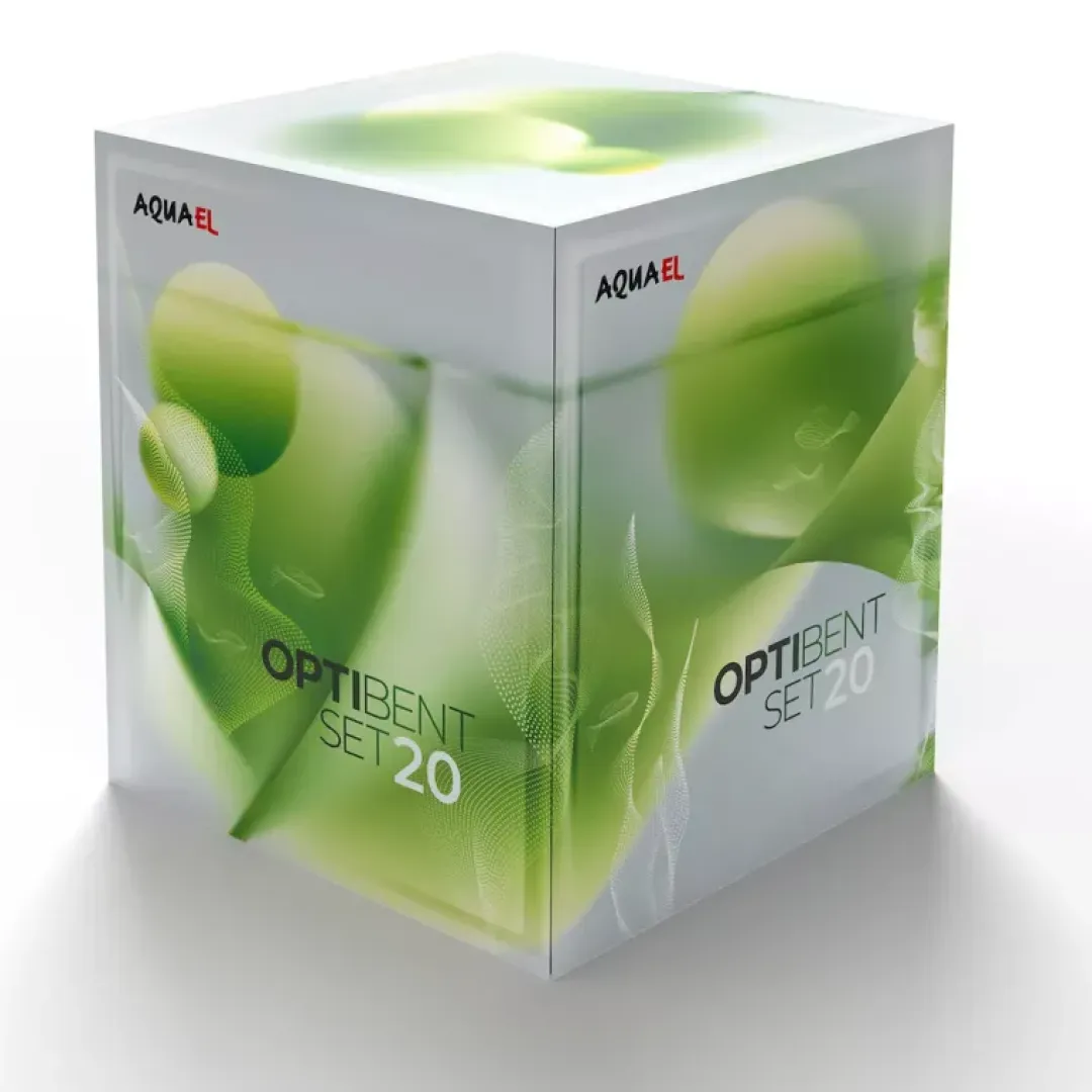 Aquael OptiBent Sæt Day and Night 20 L 25x25x30 cm Sort