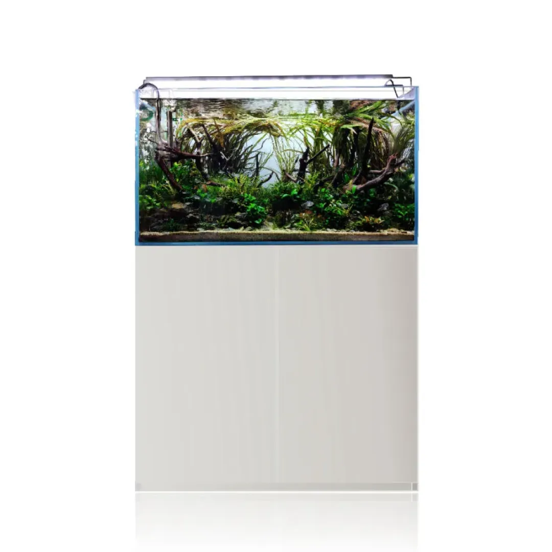 Blau - Aquaristic Optical White Glas Akvarium 230 Liter