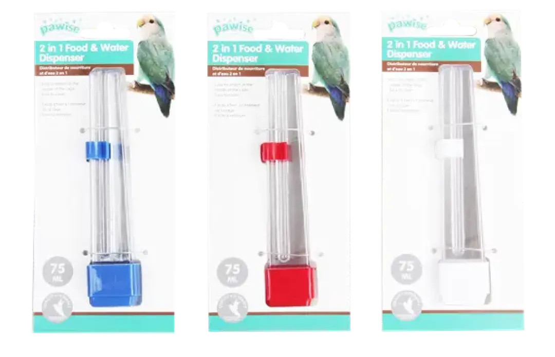 Pawise Foder og drikkeautomat 75 ml 14,5 cm