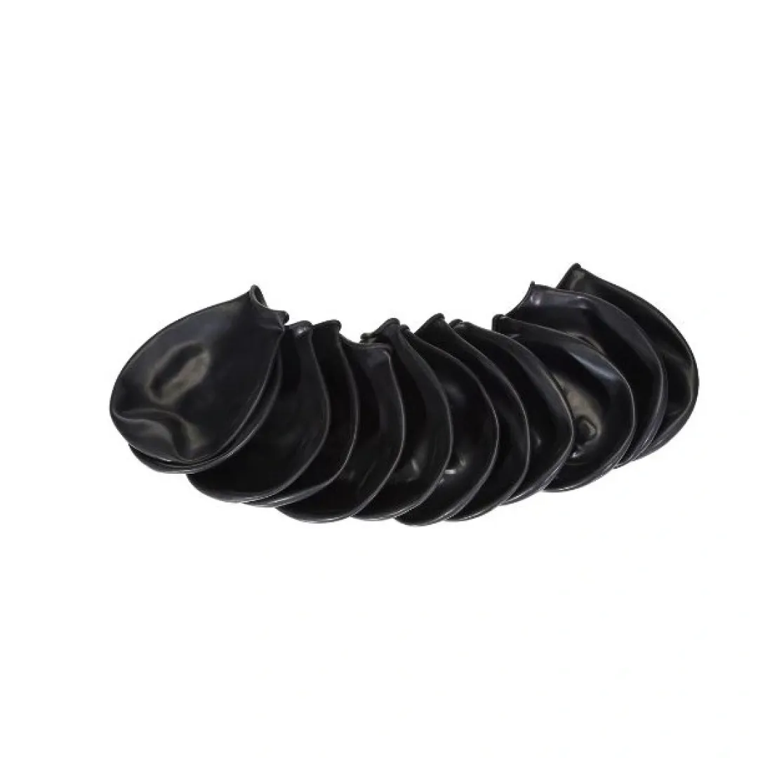 Pawz Hundesko Medium 7,6 cm sort