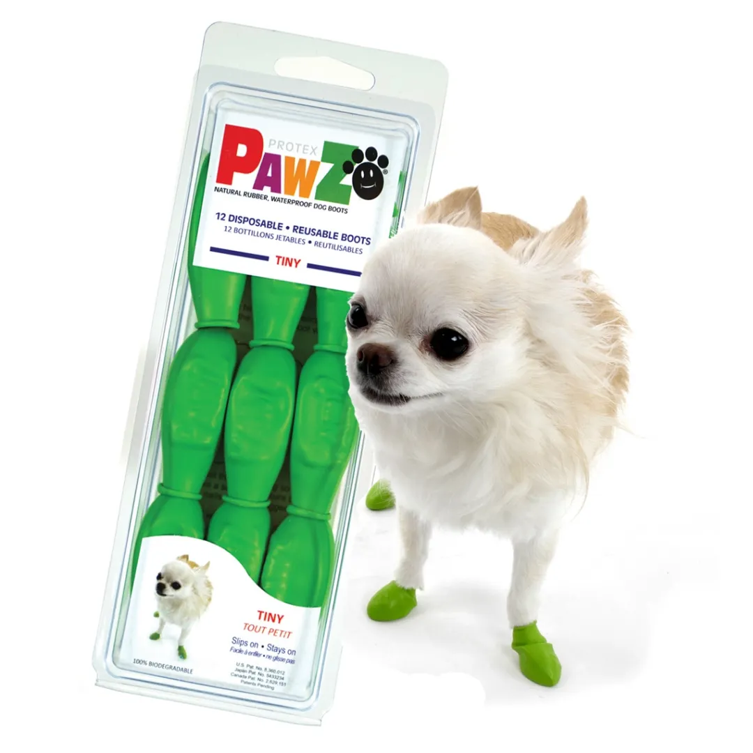 Pawz Hundesko Tiny 2,5 cm lysegrøn