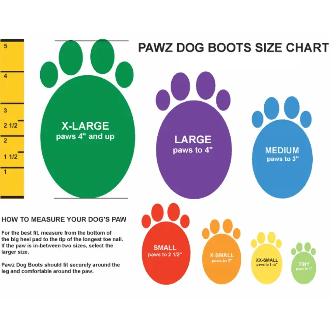 Pawz Hundesko Tiny 2,5 cm lysegrøn