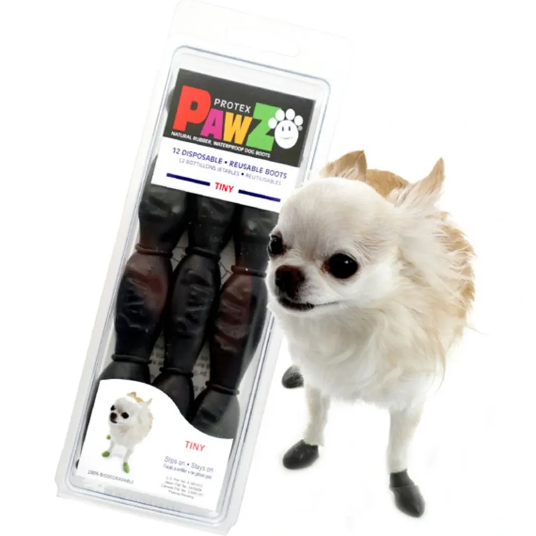Pawz Hundesko Tiny 2,5 cm sort