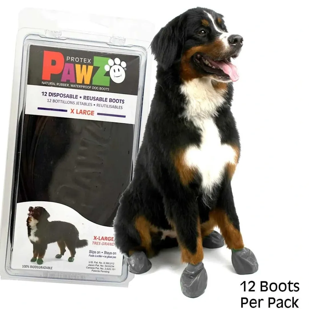 Pawz Hundesko X-large 12,7 cm sort
