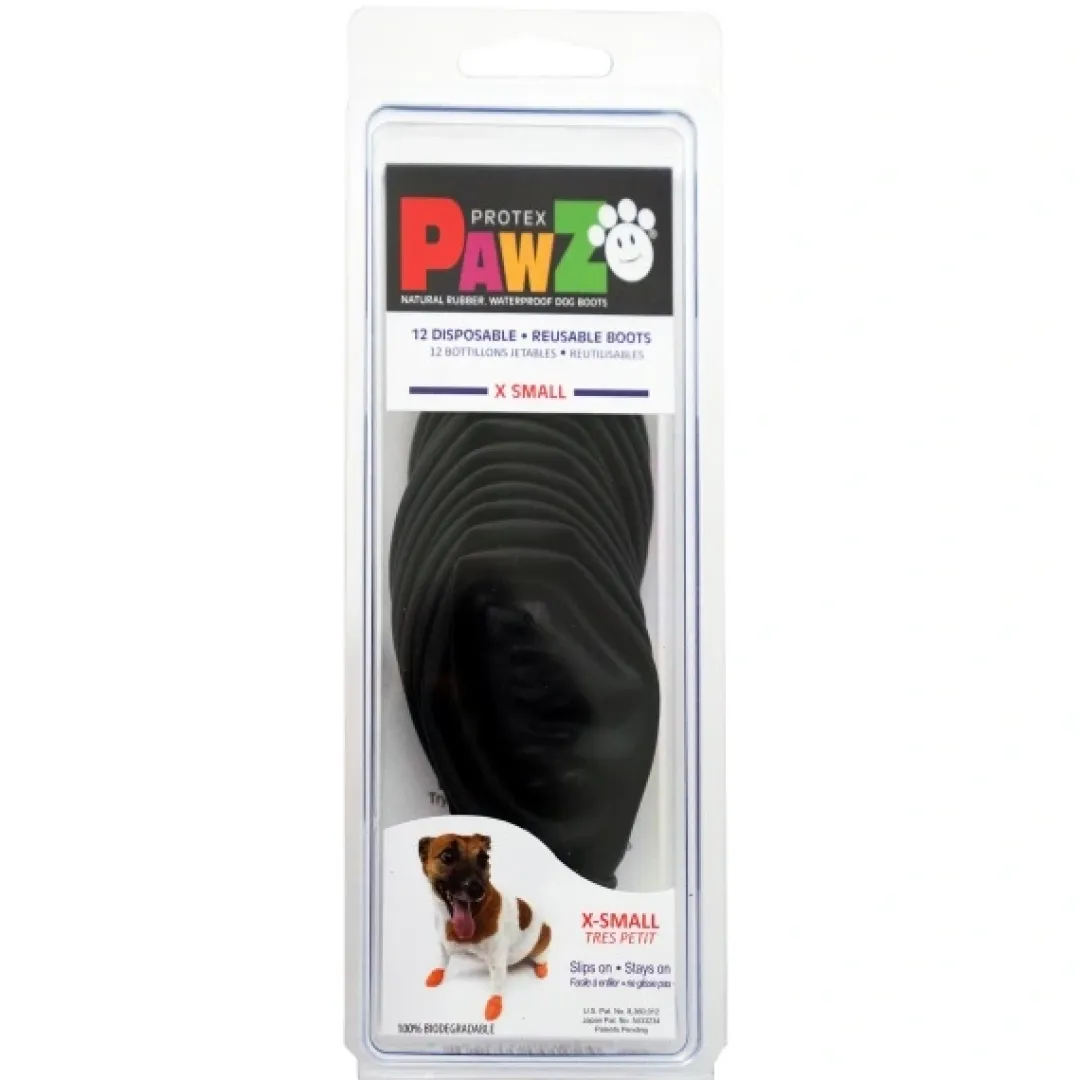 Pawz Hundesko X-Small sort 5,1 cm