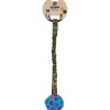 Ozami Play-n-tug Ball With Crinkle Green Cammo 50 cm - Trækkelegetøj til Hund