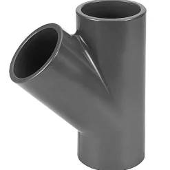 PVC grenrør 45 grader 75 mm