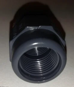 PVC Overgangsstykke med gevind 3/8 tomme