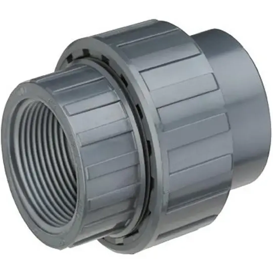 PVC Union med gevind i begge ender 90 mm (3 tomme)