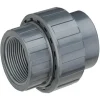 PVC Union med 1/2 tomme gevind i den ene ende 20 mm