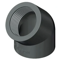 PVC vinkel 45 grader 3/4 tomme (gevind) 25 mm.