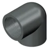 PVC vinkel 90 grader 1 1/2 tomme (gevind) 50 mm.