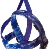 Ezydog QuickFit sele blå camouflage XXS - let og fleksibel sele til små hunde