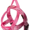 Ezydog QuickFit sele pink camouflage XL - synlig og komfortabel sele til store hunde