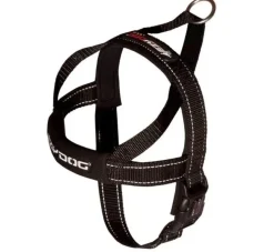 Ezydog QuickFit sele sort XL - stærk og hurtig sele til store hunde