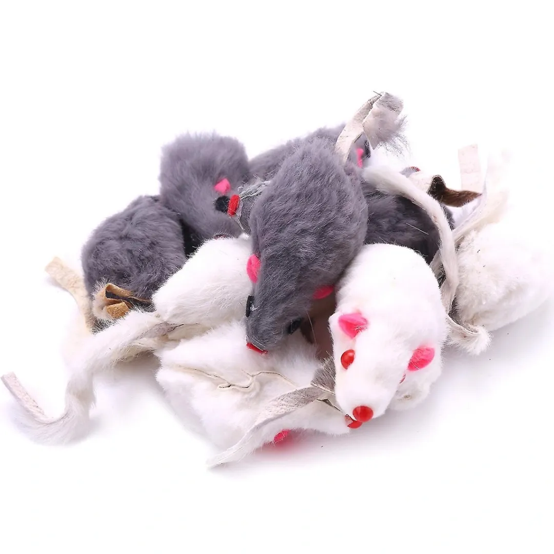 MiniZoo Raslemus Grå/Hvide