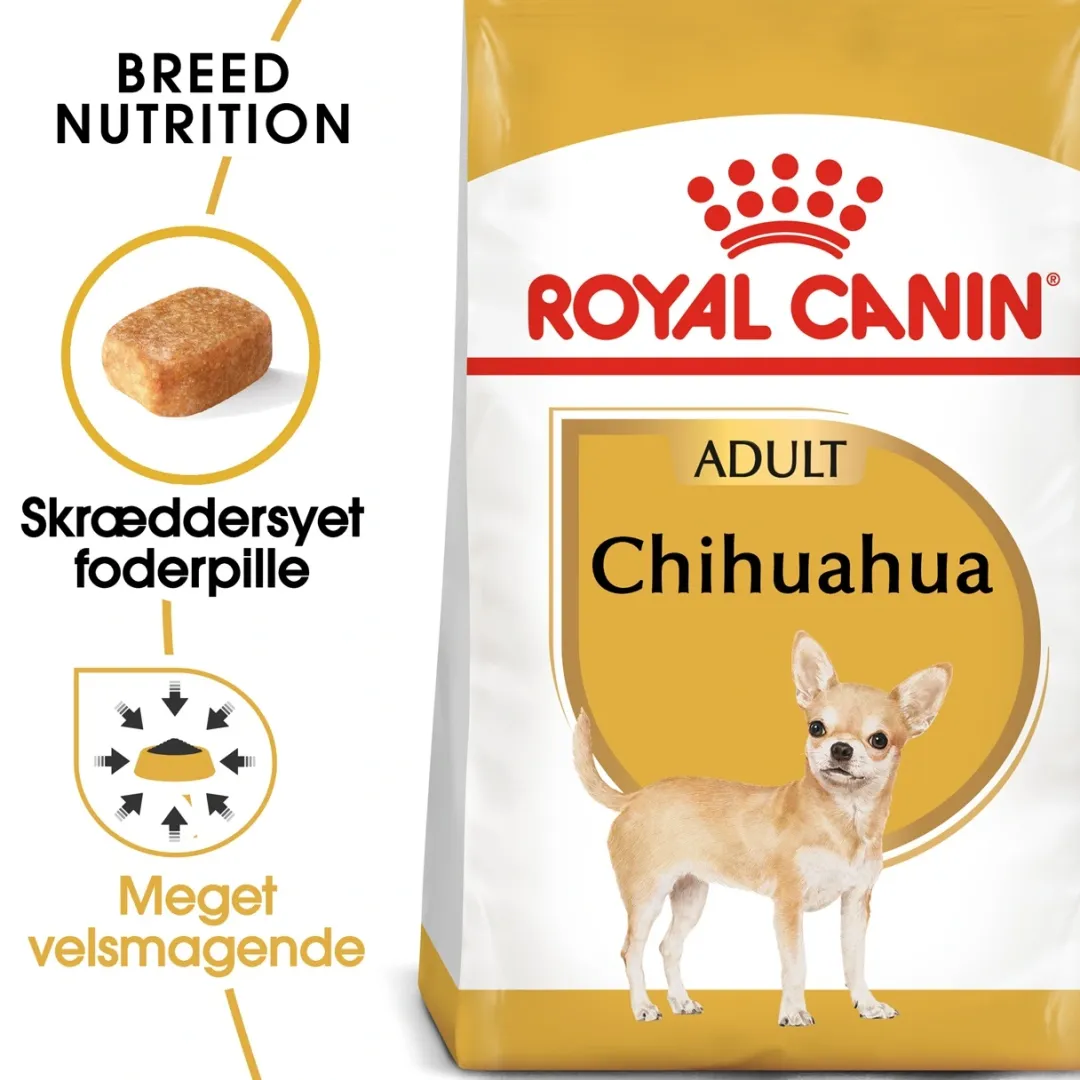 Royal Canin Hundefoder Royal Canin Chihuahua Adult 3 kg - tørfoder til små hunde