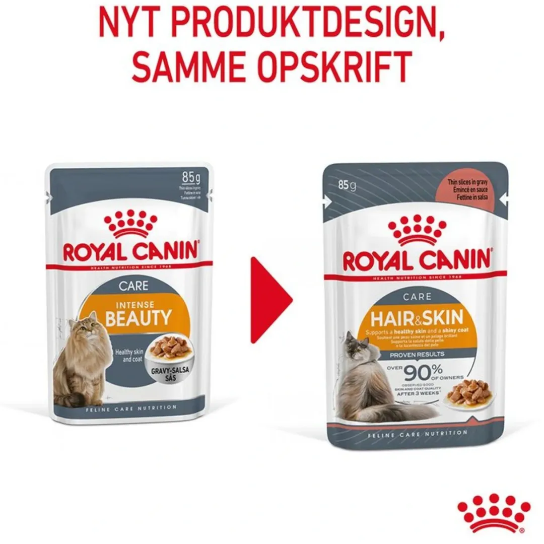 Royal Canin Kattefoder Royal Canin Hair & Skin Jelly - vådfoder 85 g