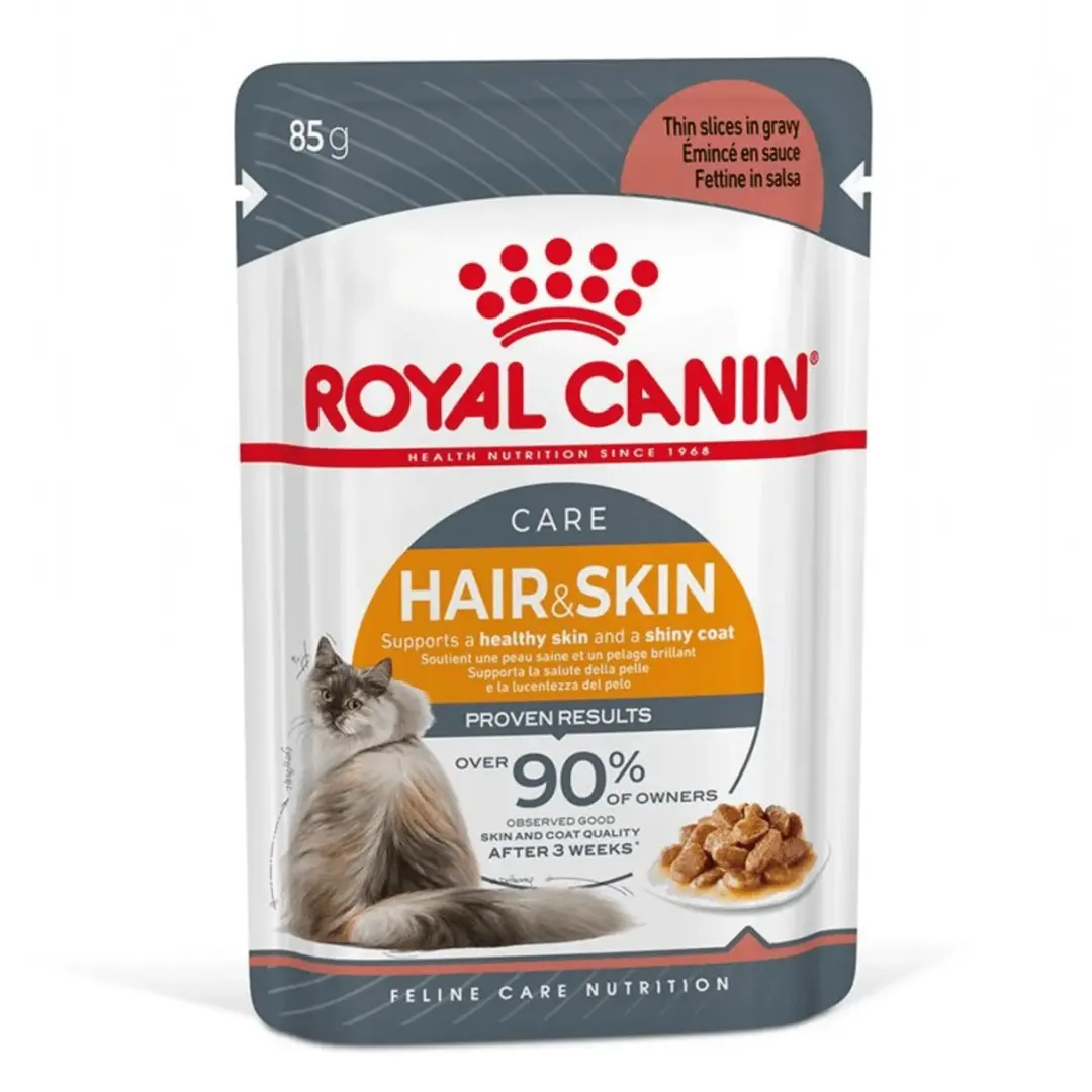 Royal Canin Kattefoder Royal Canin Hair & Skin Sovs - vådfoder 85 g