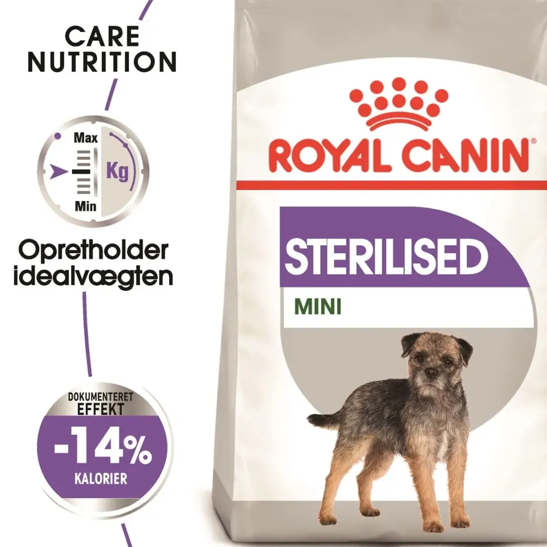 Royal Canin Hundefoder Royal Canin Mini Sterilised Adult 8 kg - hundefoder til steriliserede små hunde