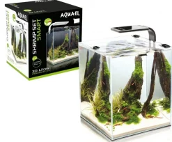 Aquael Shrimpset Day and Night 30 L akvarium 29x29x35 cm Sort