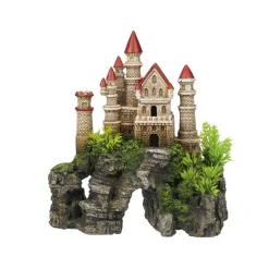Dekoration til Akvarier og Terrarier Slot (Castle) dekoration 20,3x9,3x21,7 cm