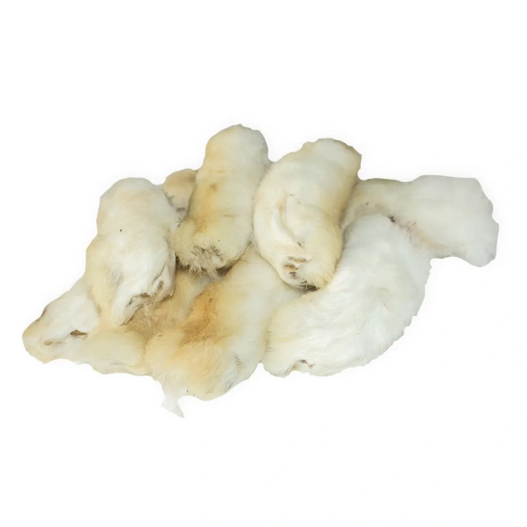 Snackit Kvalitetssnacks til hunde Snackit Kaninpoter med pels 200 g - Naturlige hundesnacks