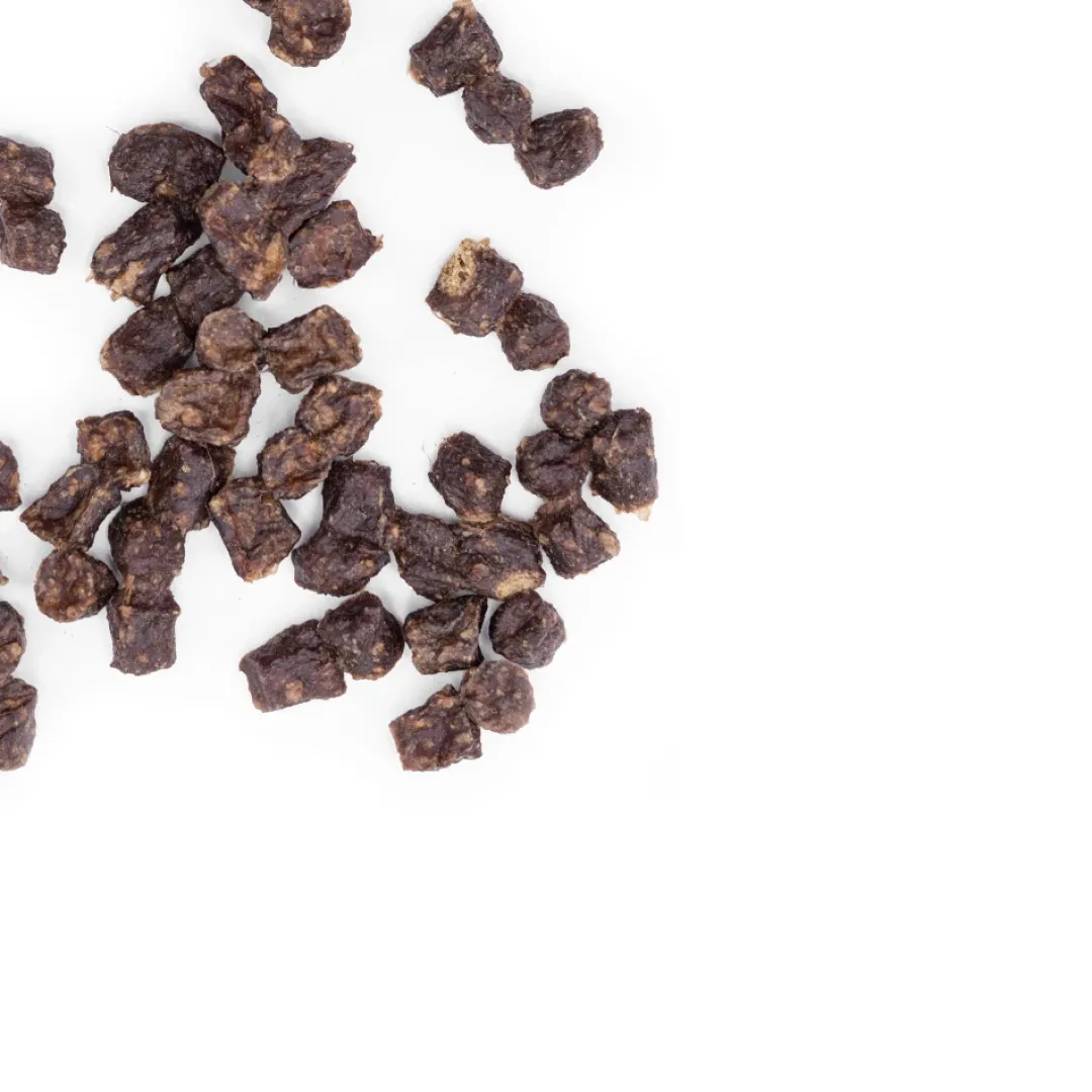 Snackit Kvalitetssnacks til hunde Snackit Mini Trainers Andekød 100 g - Skånsomme godbidder til hvalpe og sarte maver