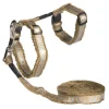 Rogz Sparkle Sele og Linesæt 1,8 m 24-40 cm Bronze