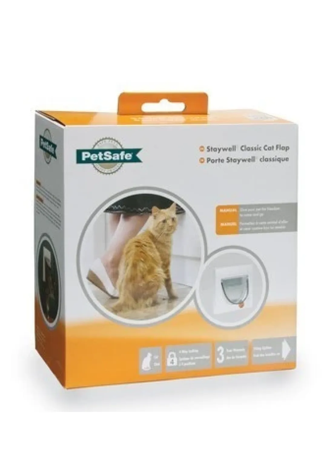 Petsafe Staywell Classic 4-vejs Kattelem Hvid