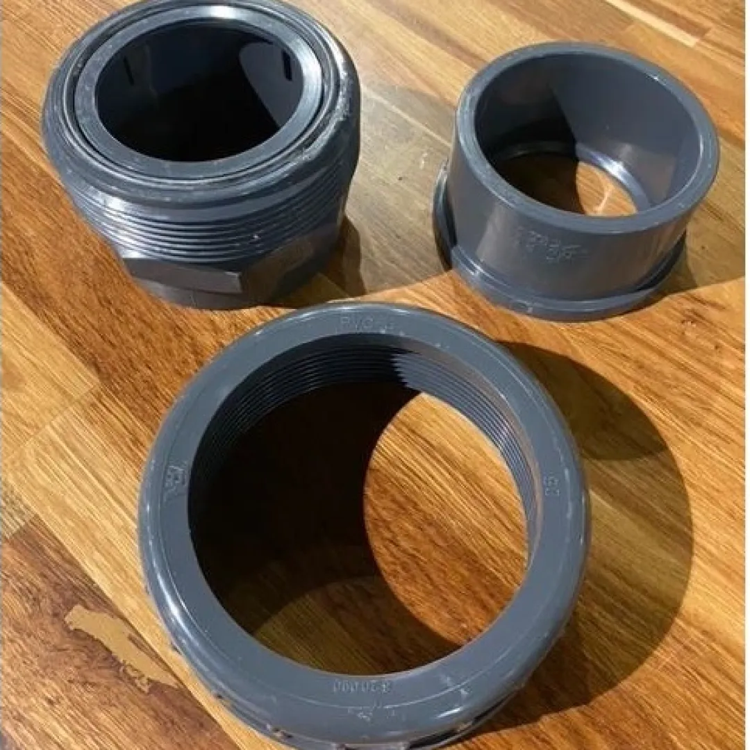 PVC SuperBead Adaptor VDL Union 90 mm