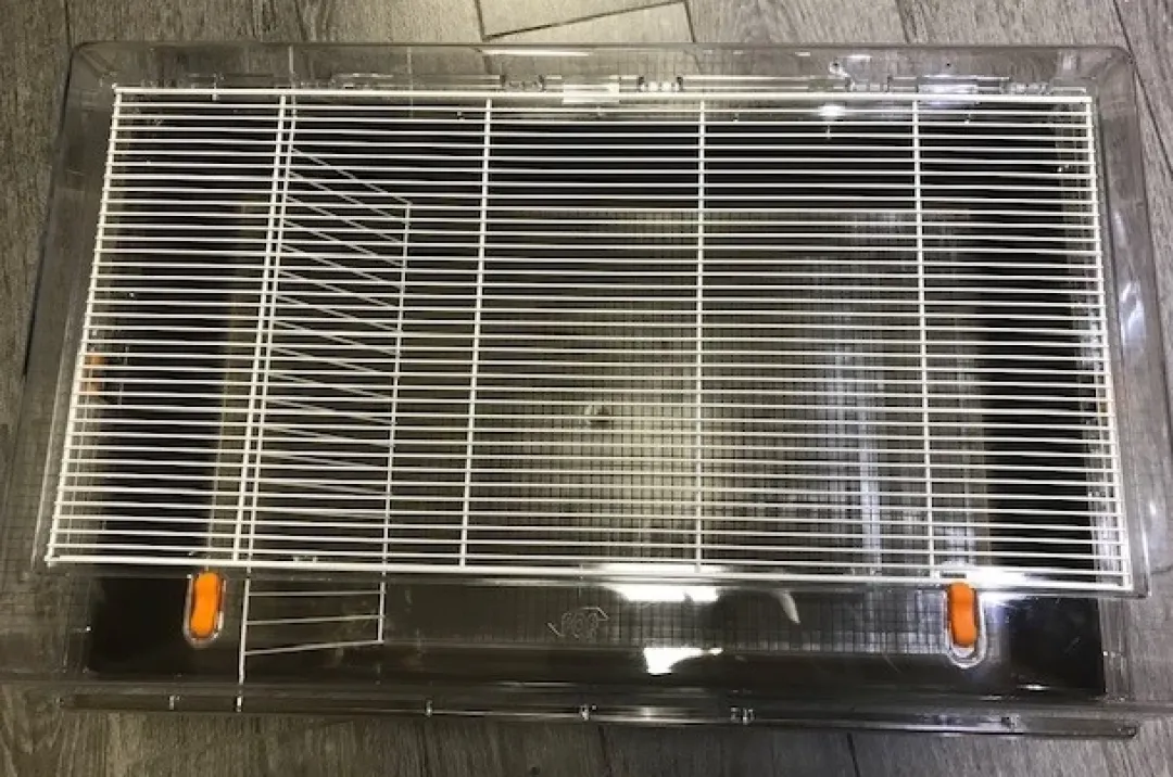 FOP Pet Products Tamburino Hamsterbur grå/brun bund
