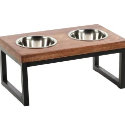 Flamingo Tommy Twin Feeder Set med stand 800 ml