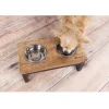Flamingo Tommy twin feeder set med stand 2700 ml