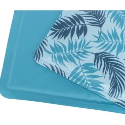 Trixie kølemåtte med mønster lyseblå 65 x 50 cm