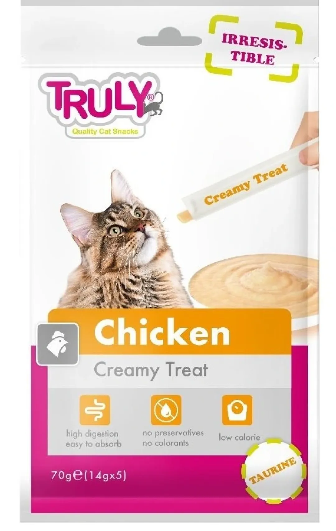 Truly Katte og Hundesnack Truly Cat Creamy Lickable Chicken 70 gram
