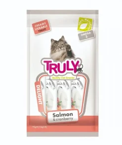 Truly Katte og Hundesnack Truly Cat Creamy Lickable Salmon & Cranberry