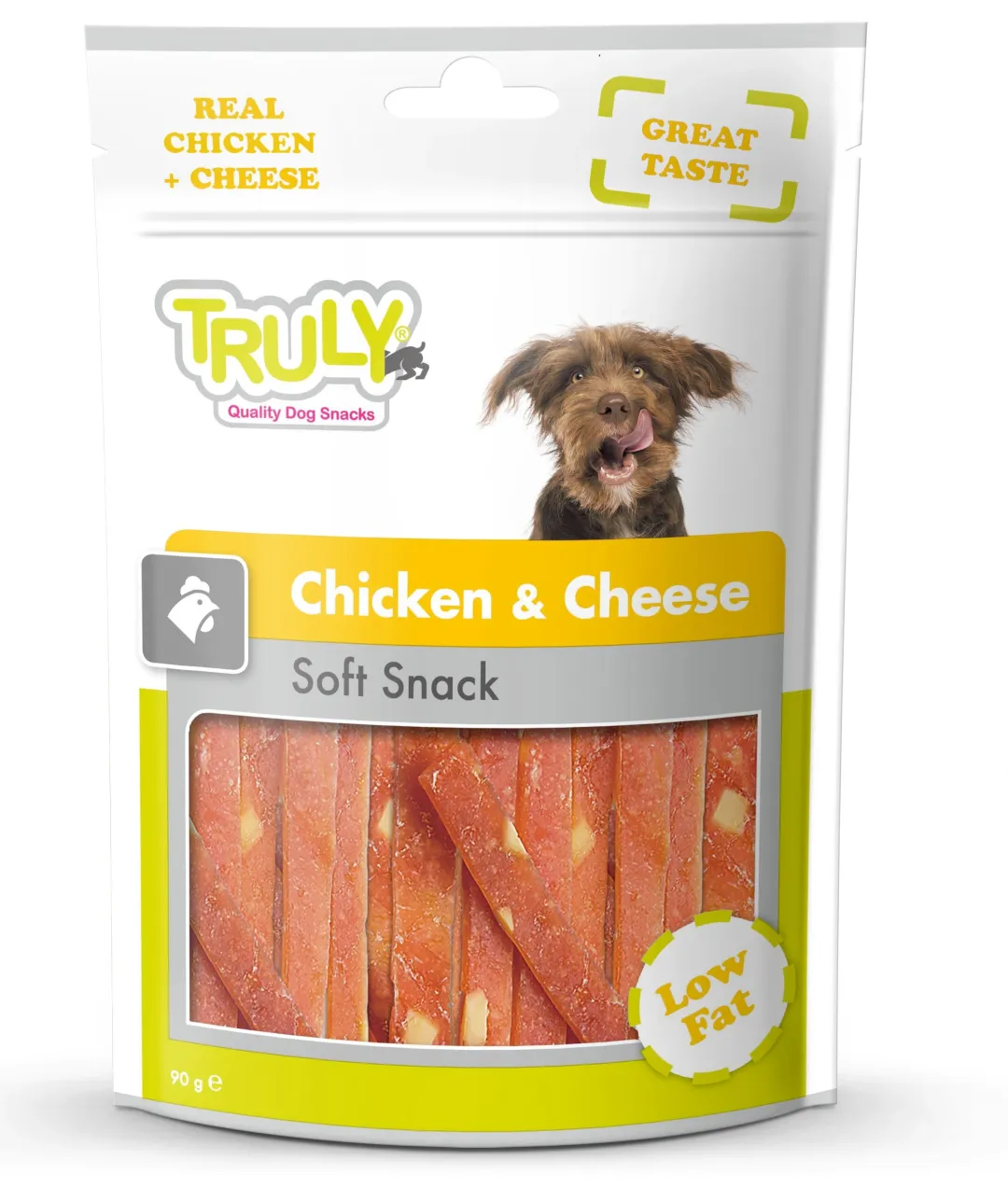Truly Katte og Hundesnack Truly Chicken and Cheese 90 g - kylling og ost snacks