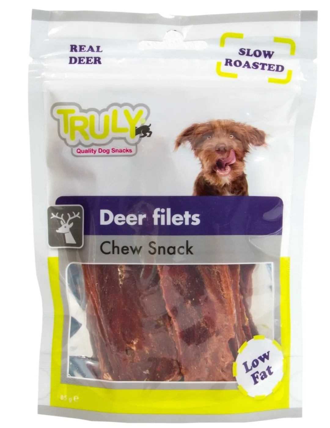 Truly Katte og Hundesnack Truly Deer Filets 90 g - Hjortefileter til hunde