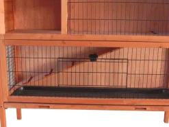 MiniZoo Udendørs Kaninbur i 2 etager 124 cm