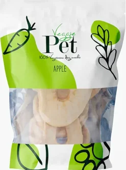 Truly Katte og Hundesnack VeggiePet tørret æble 80 g (vegetabilsk) - naturlige hundesnacks
