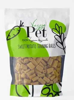 Truly Katte og Hundesnack VeggiePet vegansk sød kartoffel træningsgodbidder 100 g (vegetabilsk) - små hundesnacks