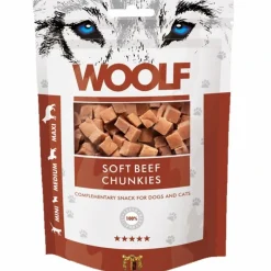 Woolf HundeSnacks og Kattesnack Woolf Hunde- og Kattesnack Bløde Oksekødsbidder