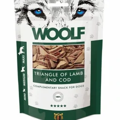 Woolf HundeSnacks og Kattesnack Woolf Hundesnack Lam og Torsk Triangle