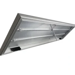 MiniZoo 100x50 cm 250 L Sølv Alu lampe med 1 række LED