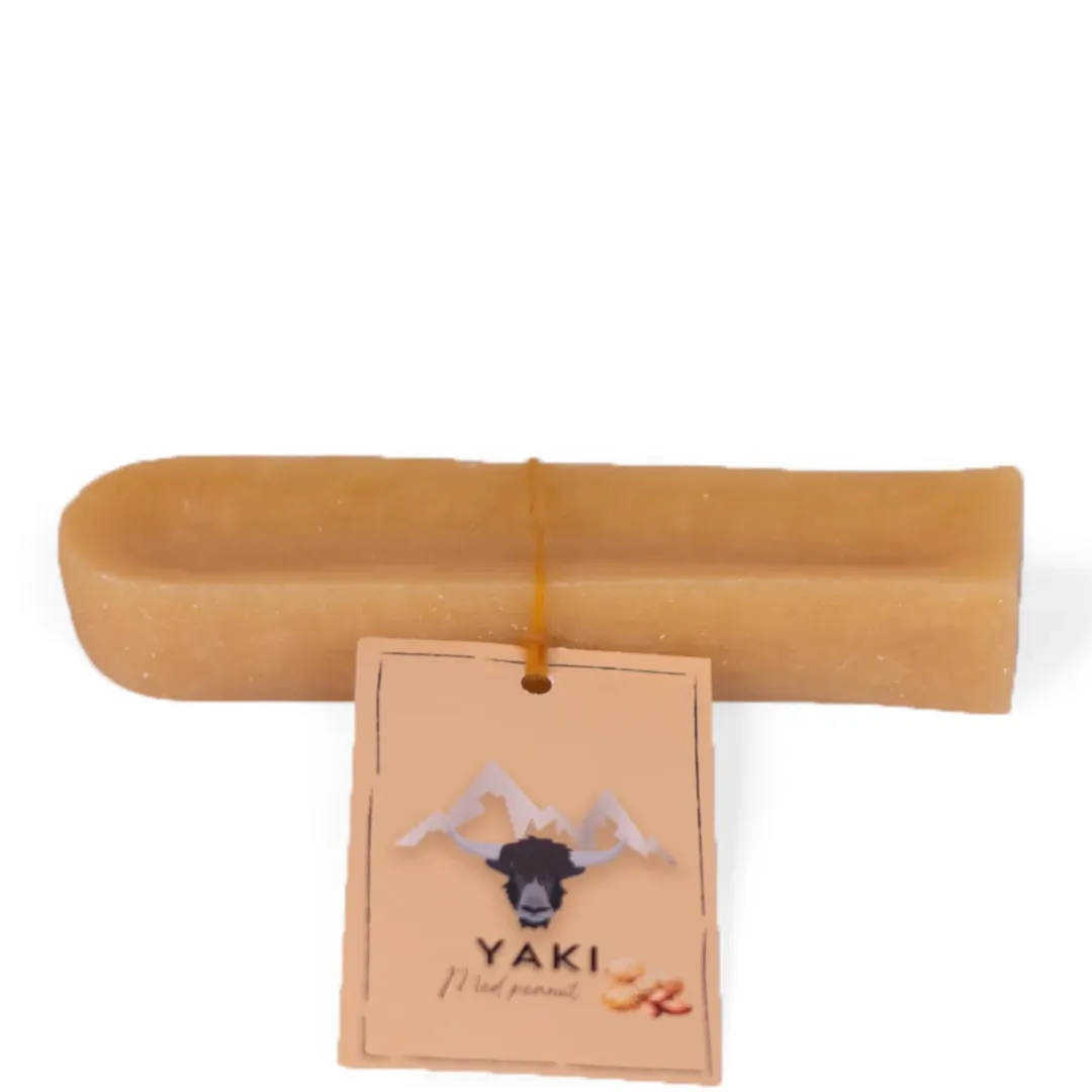 Yaki Dog Treats Yaki vegetarisk hundesnack med Peanutbutter XL 140-160 g