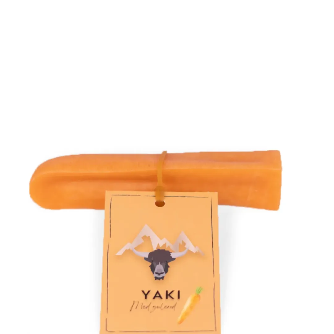 Yaki Dog Treats Yaki vegetarisk hundesnack med gulerod M 70-75 g