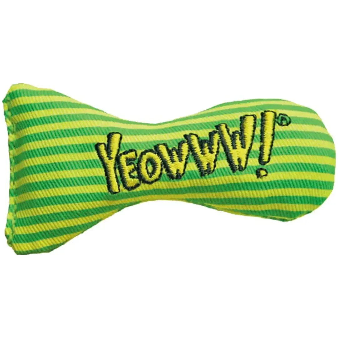 Yeowww! Catnip Yeowww Stinkies Sardin grøn sur sok kattelegetøj med catnip